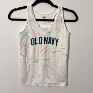 Old Navy Tie Dye Tank Top with Old Navy Logo